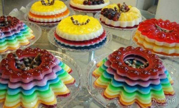 تزیین ژله ساده برای تولد