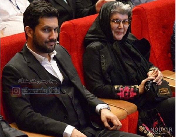 عکس حامد بهداد و مادرش