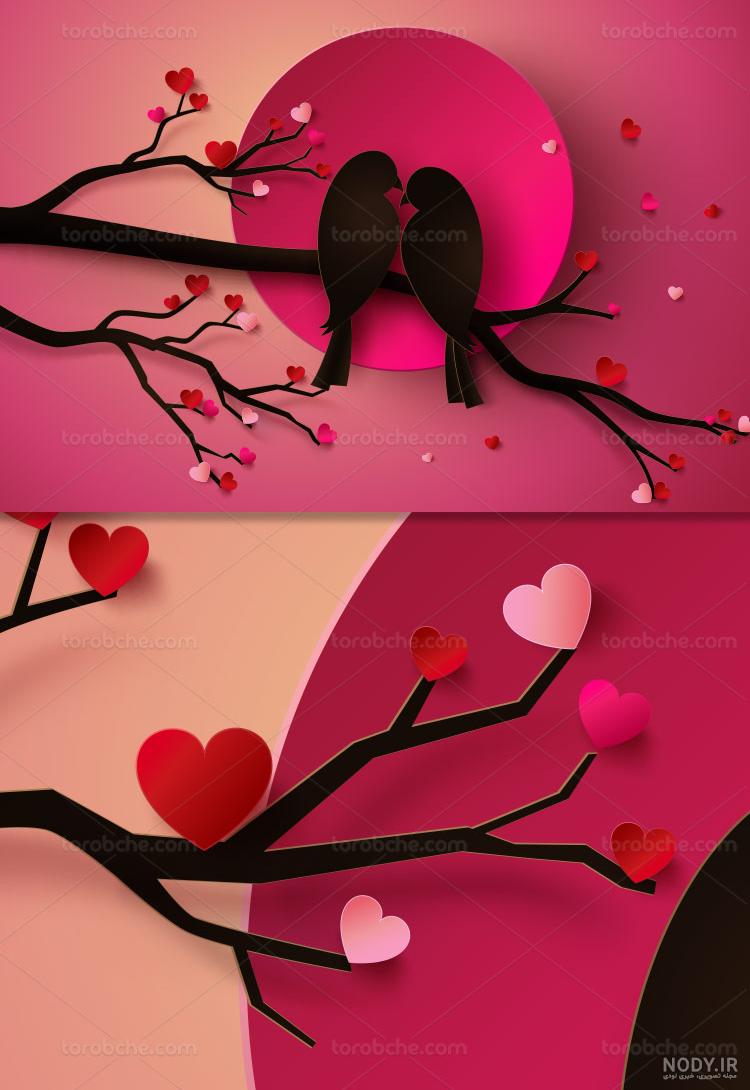 تصویر زمینه love صورتی تصویر زمینه love صورتی