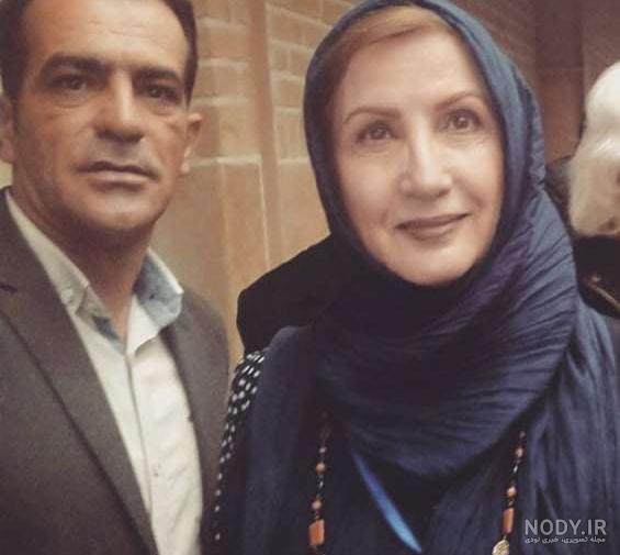 زهرا سعیدی وهمسرش وفرزندانش