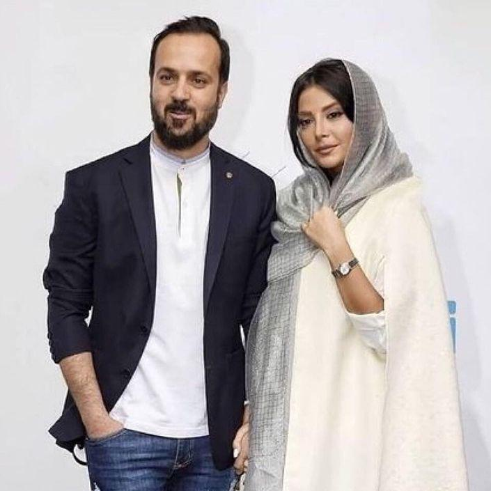 شوخی احمد مهرانفر با حجاب همسرش شوخی احمد مهرانفر با حجاب همسرش