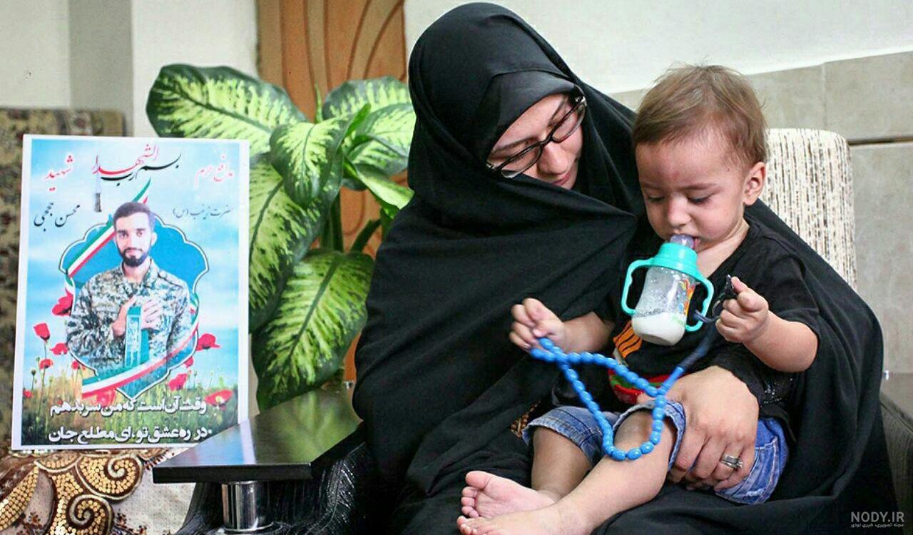 عکس دختر شهید حججی