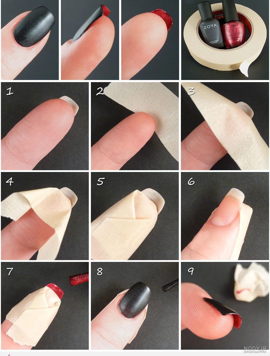عکس دست لاک زده فیک