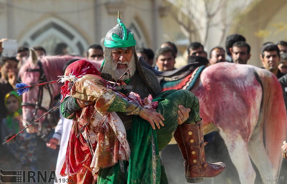 عکس شهید شدن امام حسین