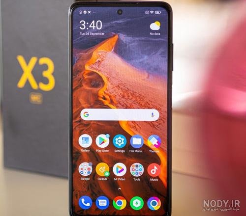 عکس صفحه گوشی پوکو x3