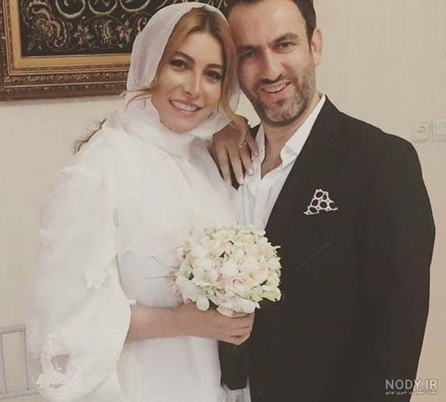 عکس فریبا نادری در لباس عروس