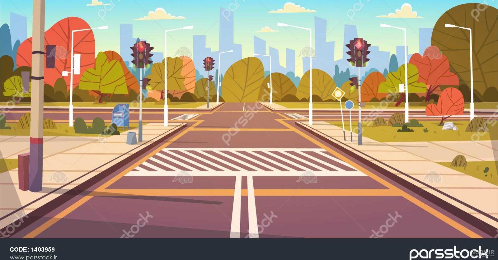 عکس لایه باز خیابان