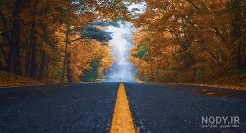 عکس پاییز بارانی دخترانه