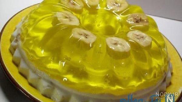 عکس ژله تزئین شده ساده