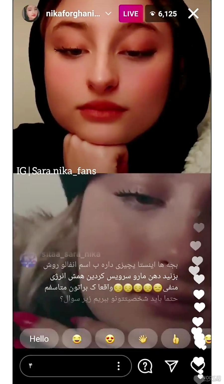 لایو سارا و نیکا در پایتخت
