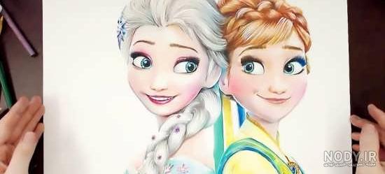 نقاشی السا آسان نقاشی السا آسان