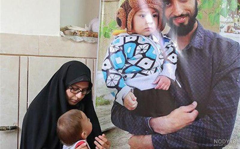 همسر شهید حججی در بیمارستان همسر شهید حججی در بیمارستان