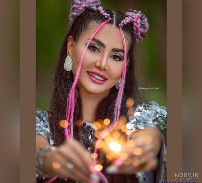 ژست عکس دختر بچه اسپرت