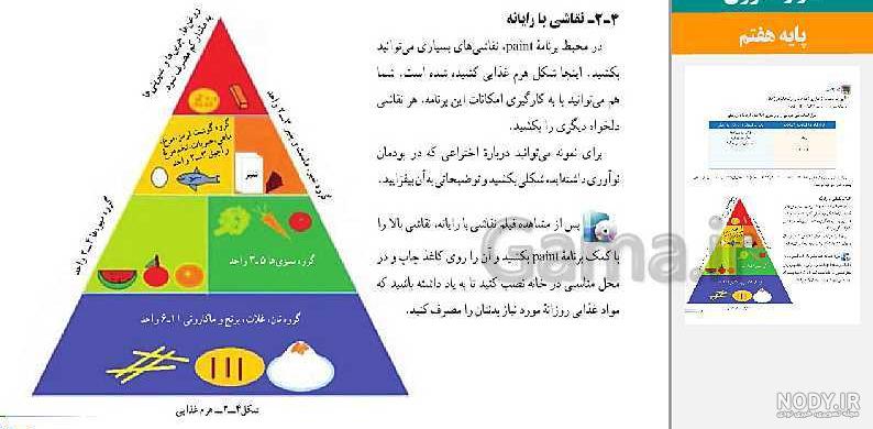 کاردستی هرم غذایی کاردستی هرم غذایی