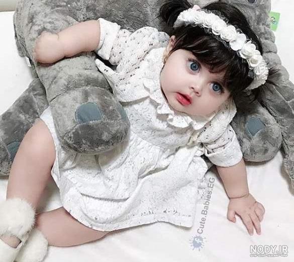 عکس نی نی دختر با لباس عروس