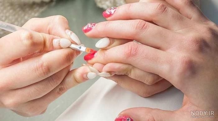 عکس کاشت ناخن طبیعی عکس کاشت ناخن طبیعی
