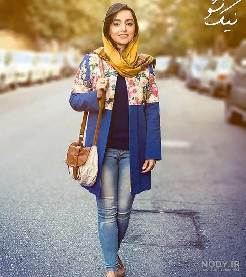 عکس ایستاده نازنین بیاتی