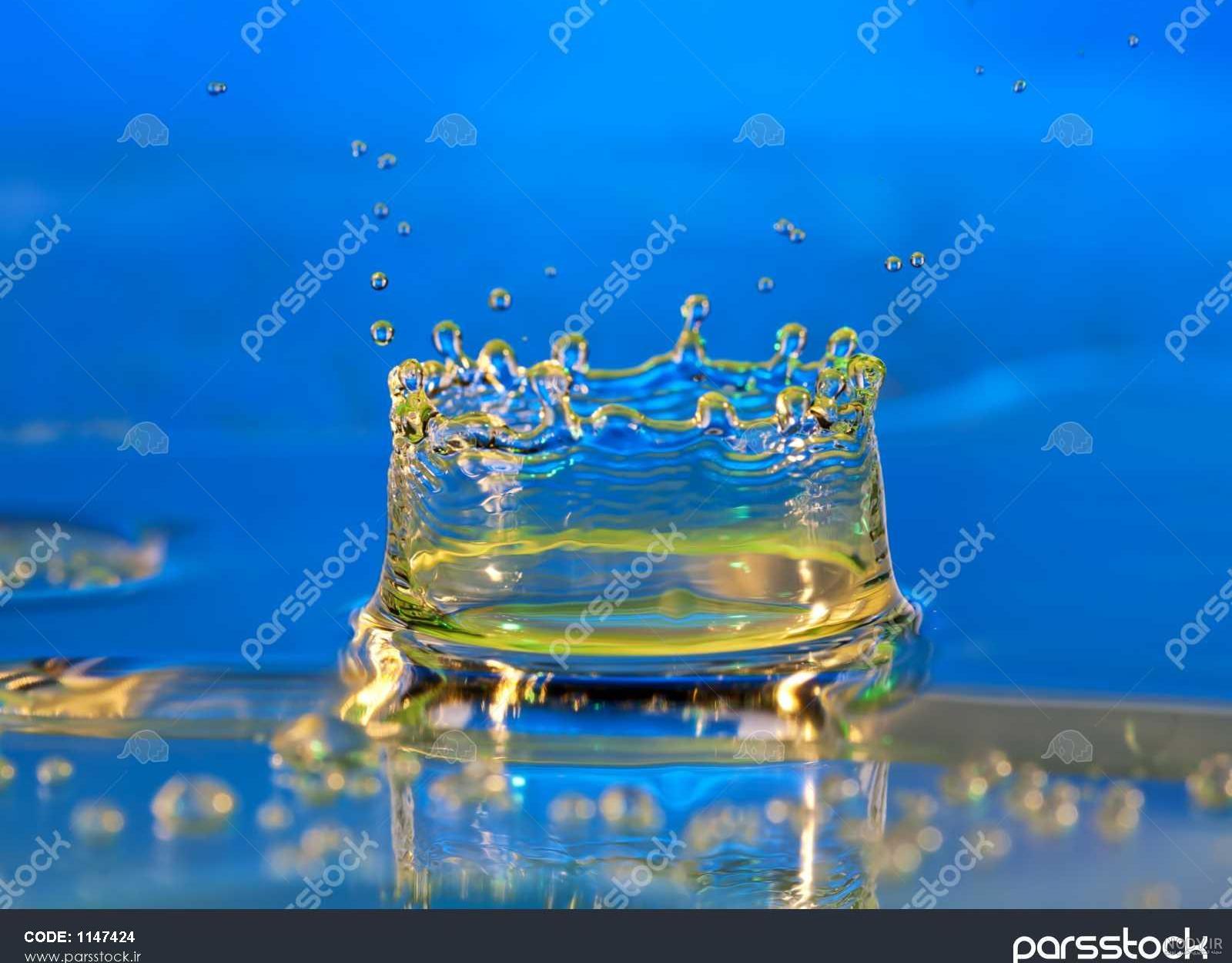 عکس تاج قطره اب عکس تاج قطره اب