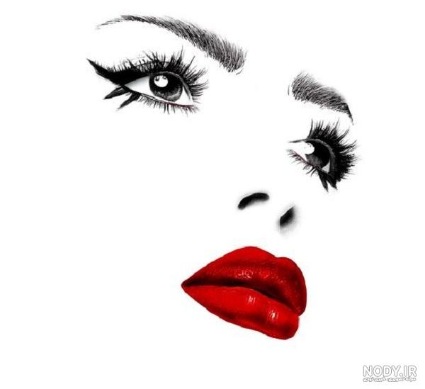 نقاشی رژ لب فانتزی نقاشی رژ لب فانتزی