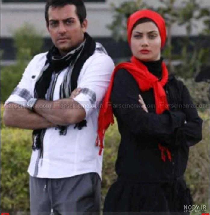 تینا آخوند تبار و همسرش