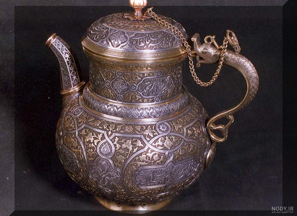 ظروف سیاه قلم مسی