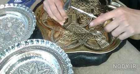 عکس قلم زنی ظروف