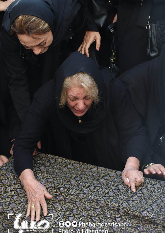 عکس همسر ابراهیم آبادی