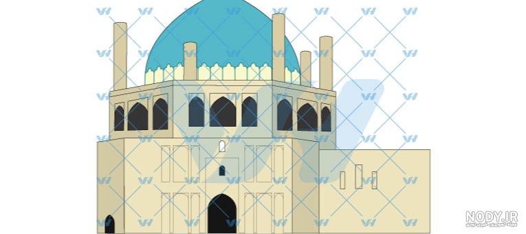وکتور گنبد امام حسین