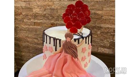کیک تولد دخترانه بزرگسال جدید