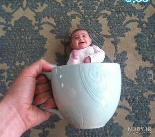 ایده عکس نوزاد با شناسنامه