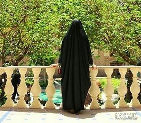 عکس دختر چادری با تفنگ