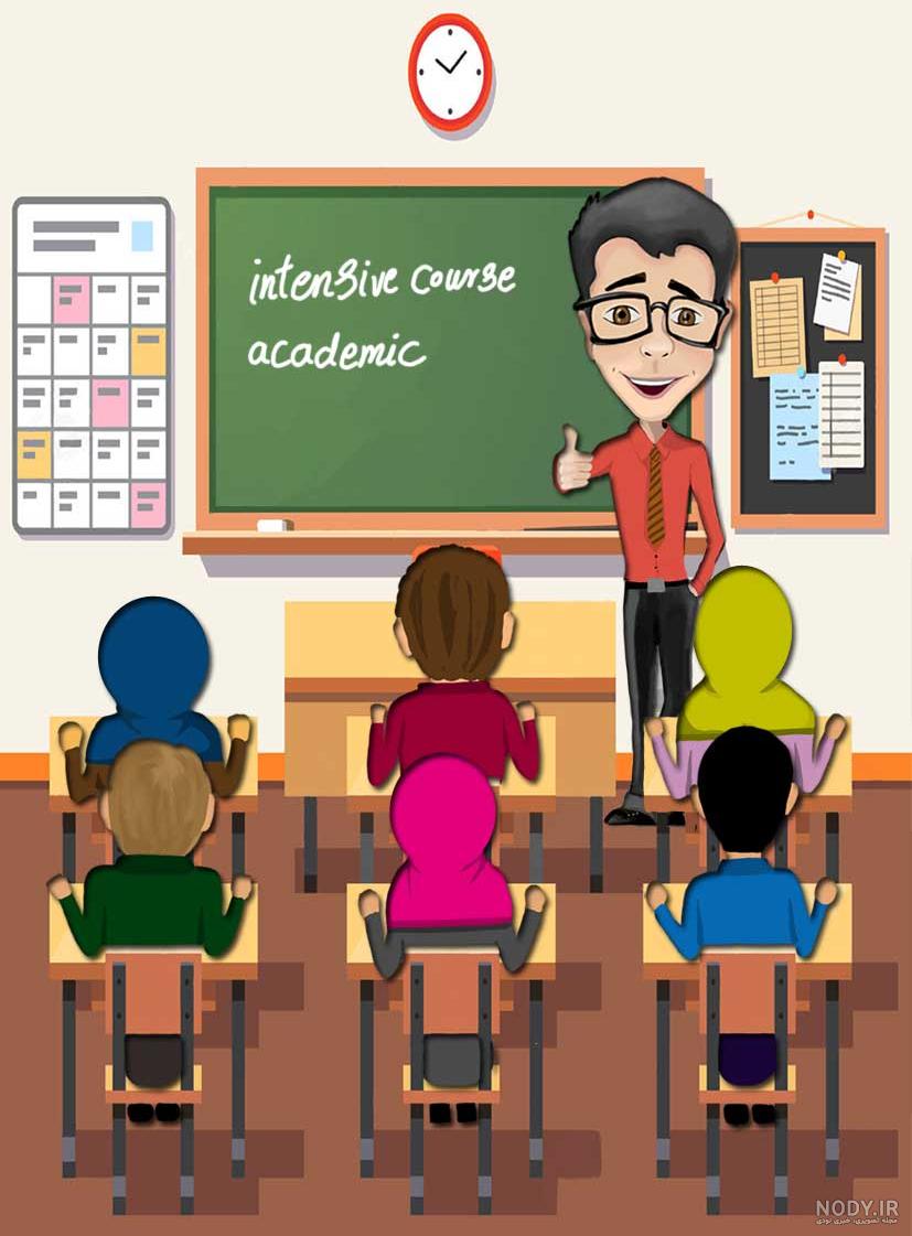 عکس کلاس زبان فیک