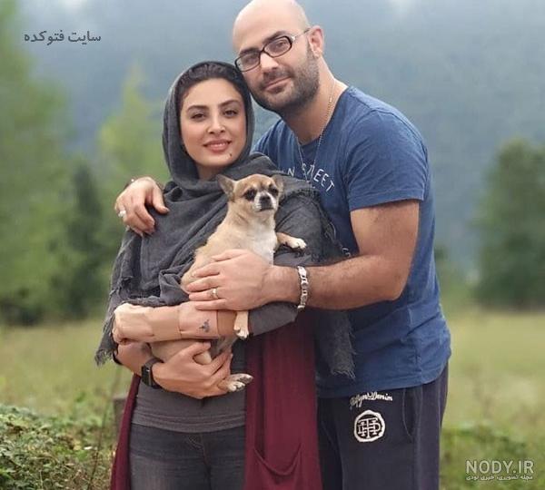 حدیثه تهرانی و همسرش و فرزندش حدیثه تهرانی و همسرش و فرزندش