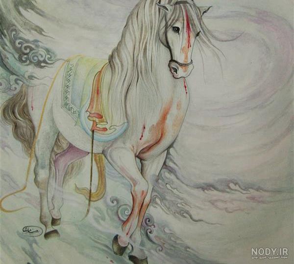 عکس نقاشی ذوالجناح عکس نقاشی ذوالجناح