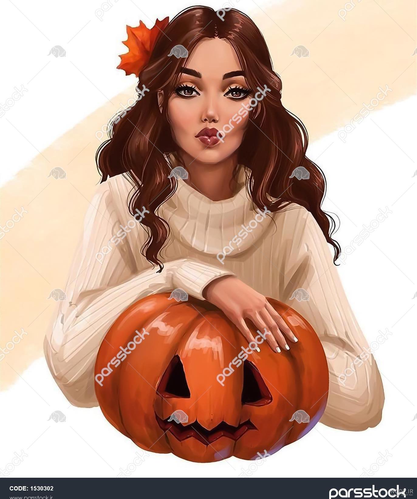 نقاشی هالووین ساده نقاشی هالووین ساده