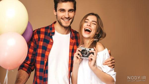 ژست عکس دونفره برای تولد