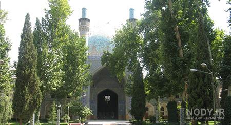 کاشی کاری مدرسه چهارباغ اصفهان کاشی کاری مدرسه چهارباغ اصفهان