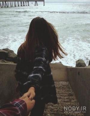 30 ژست عکس کنار دریا دونفره دخترانه