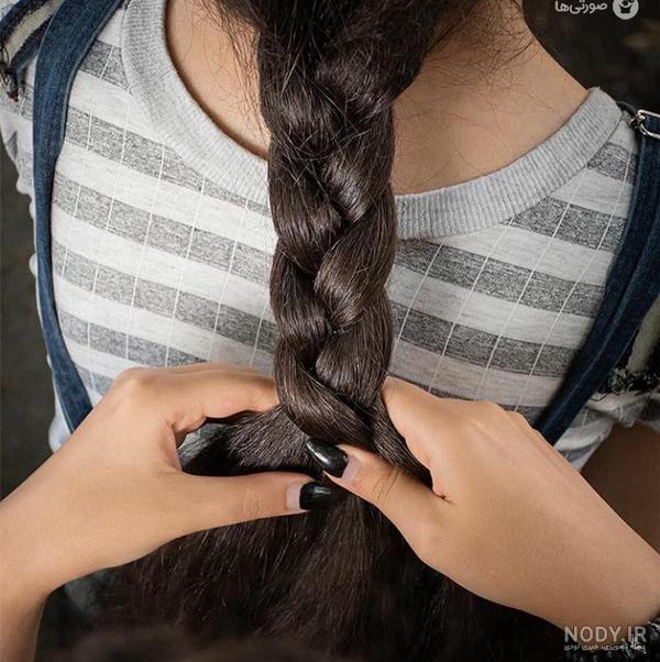 عکس ژست مو