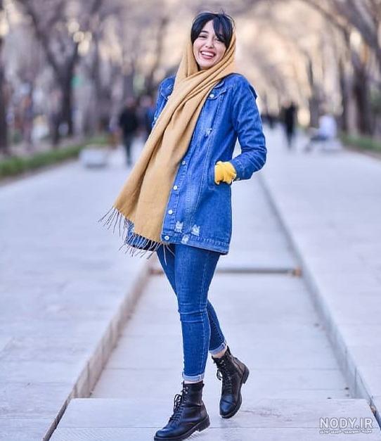 ژست عکاسی دخترانه نشسته ژست عکاسی دخترانه نشسته
