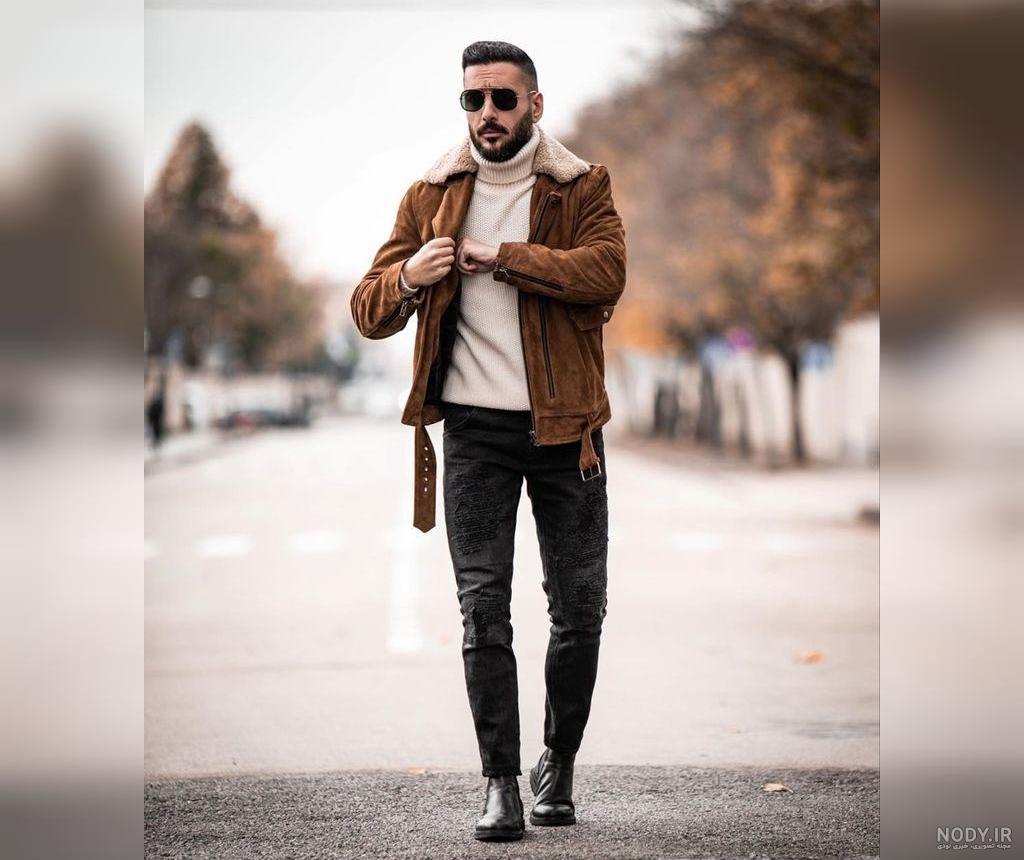 ژست عکاسی مردانه ایستاده