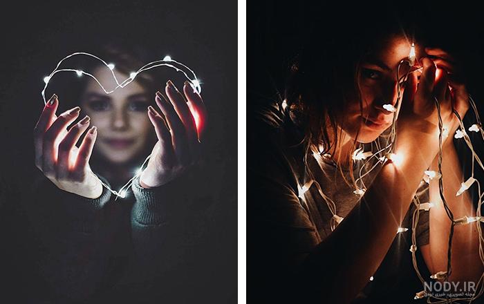 ژست عکس تولد با دود رنگی ژست عکس تولد با دود رنگی