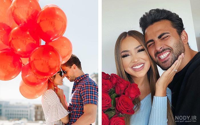 ژست عکس تولد دونفره عاشقانه ژست عکس تولد دونفره عاشقانه