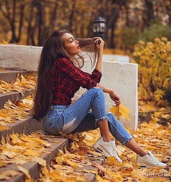 ژست عکس پاییزی مادر دختری ژست عکس پاییزی مادر دختری