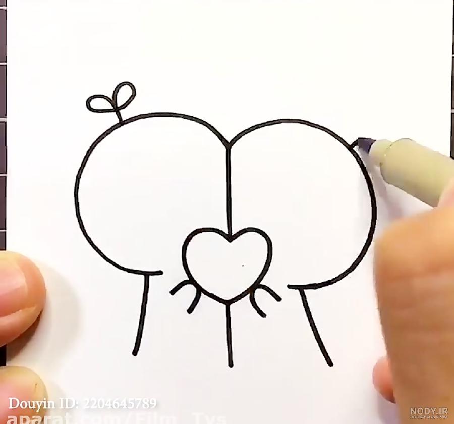 ایده نقاشی دخترانه آسان