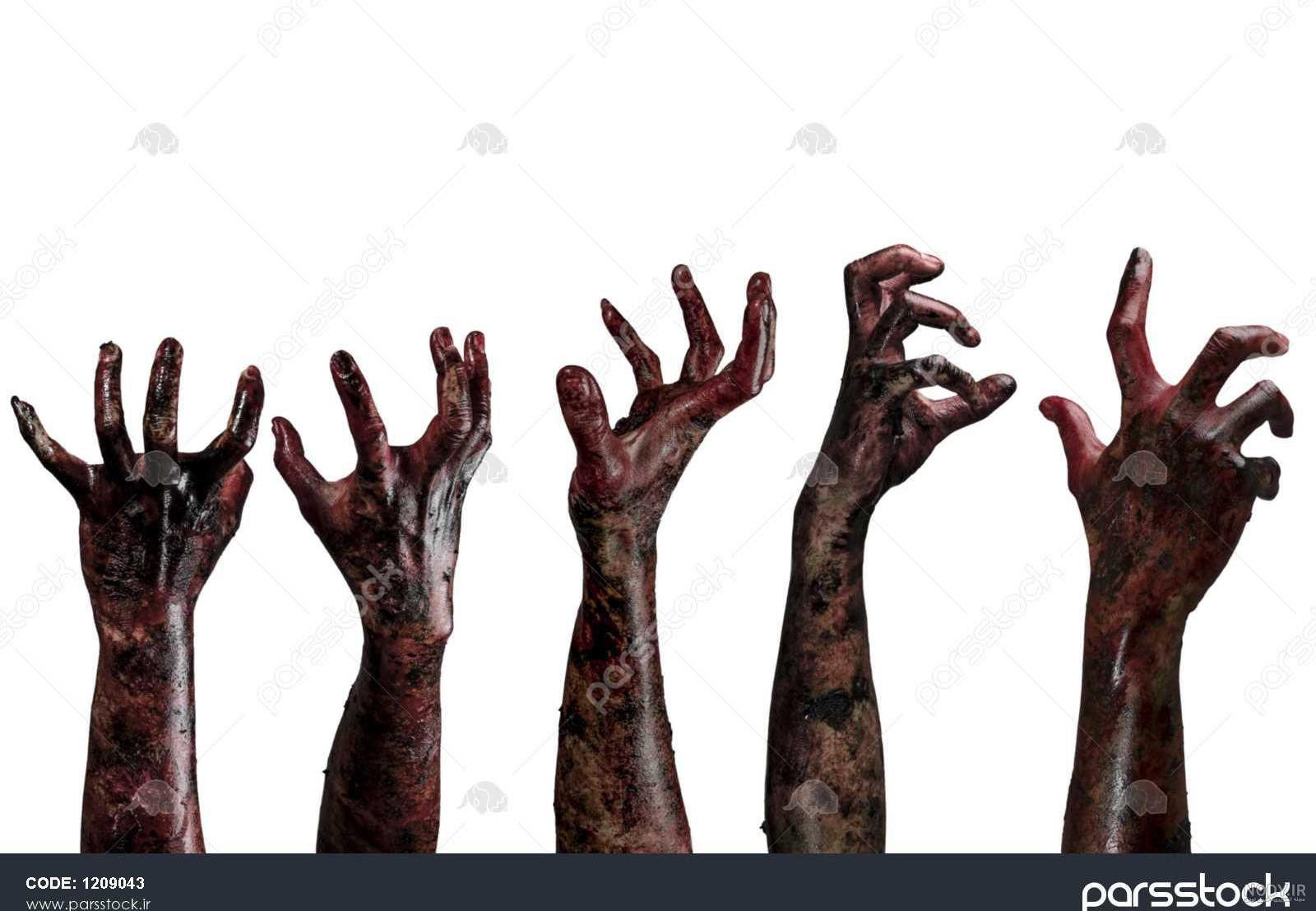 عکس دست هالووین
