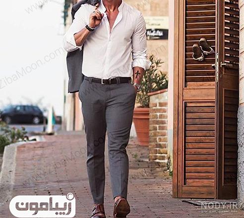 ژست عکاسی با کت تک