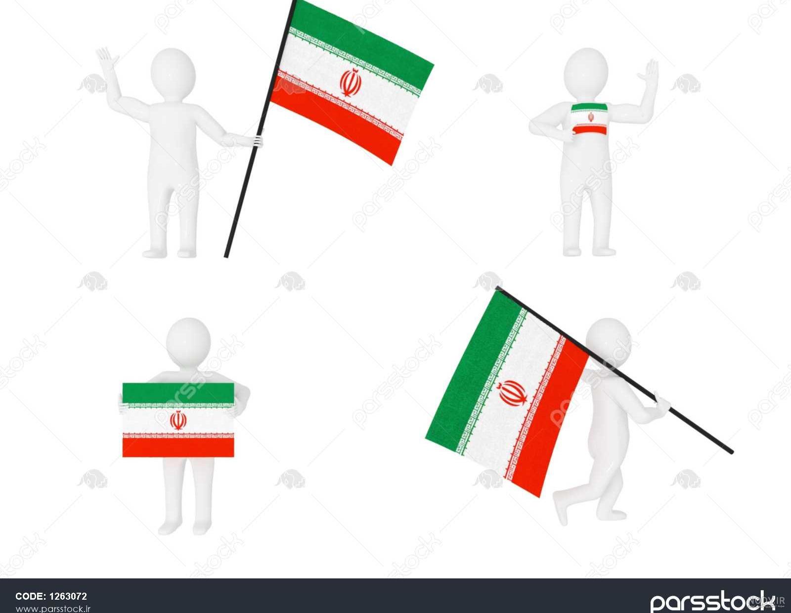 کاردستی پرچم ایران با چوب بستنی کاردستی پرچم ایران با چوب بستنی