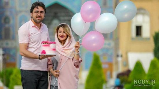 ژست عکس تولد پسرانه