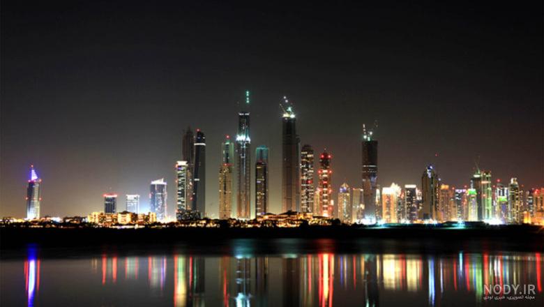 عکس برج خلیفه در شب